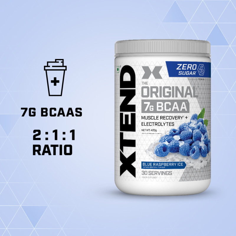 Xtend Original BCAA Blue Raspberry Ice 30 Serving - 420GM