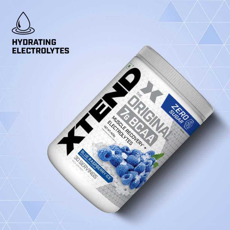 Xtend Original BCAA Blue Raspberry Ice 30 Serving - 420GM