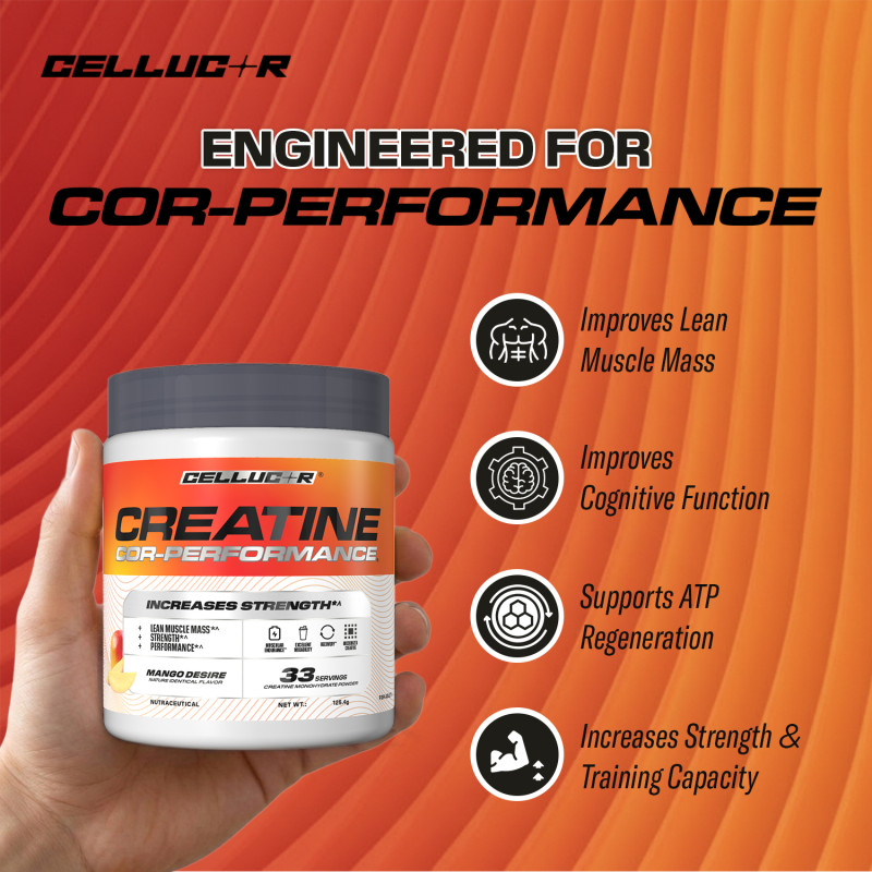 CELLUCOR Creatine Cor-Performance Mango Desire 33 Serving - 125Gm