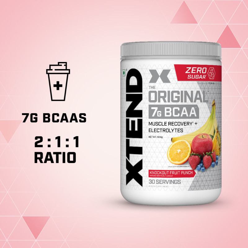 Xtend Original BCAA Knockout Fruit Punch 30 Serving - 405GM