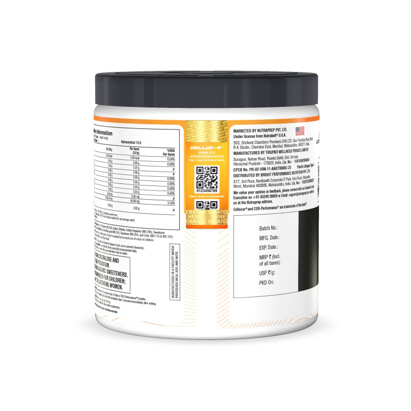 CELLUCOR Creatine Cor-Performance Orange Zest 83 Serving - 315Gm