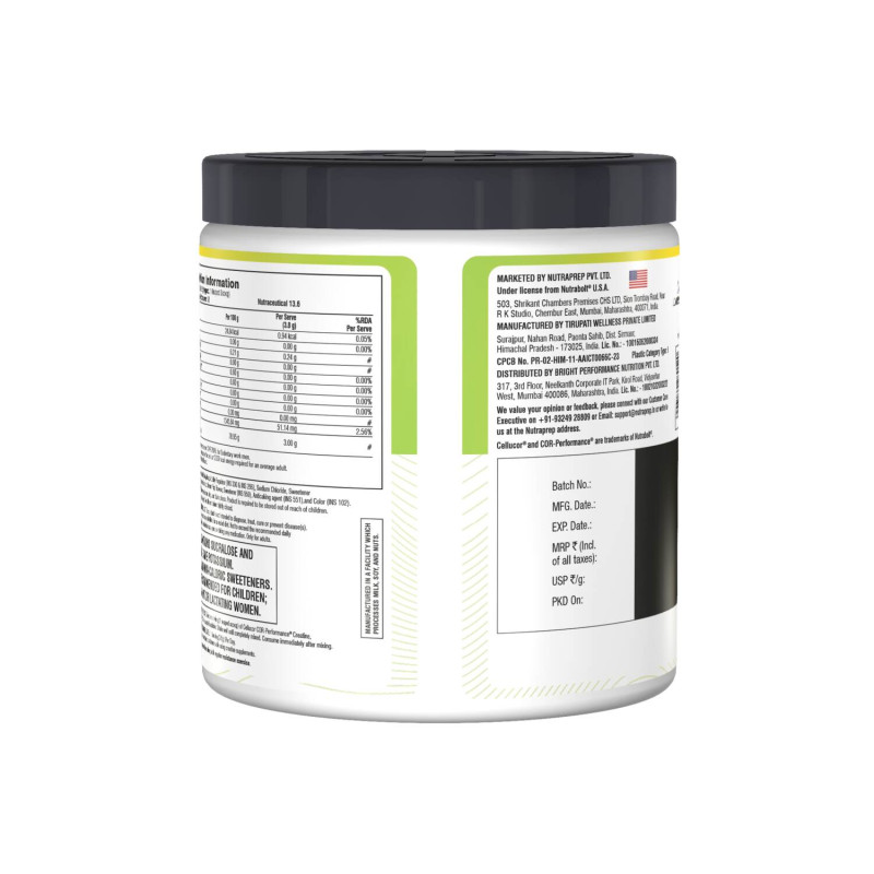 CELLUCOR Creatine Cor-Performance Yuzu Lemon Pop 83 Serving - 315Gm