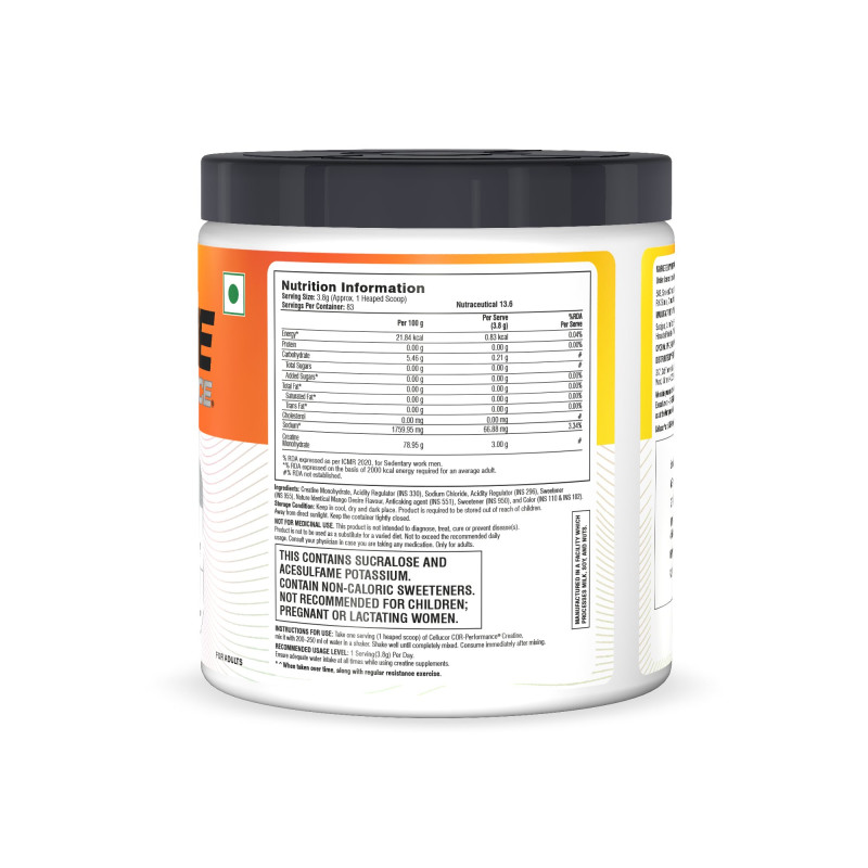 CELLUCOR Creatine Cor-Performance Orange Zest 83 Serving - 315Gm