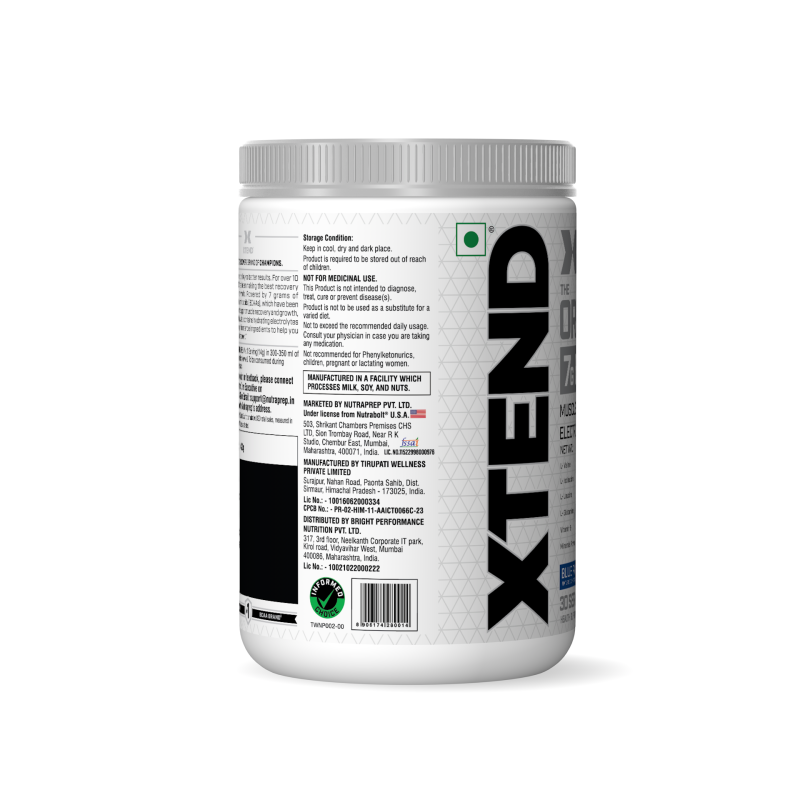 Xtend Original BCAA Blue Raspberry Ice 30 Serving - 420GM